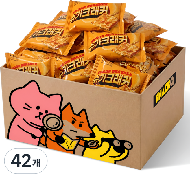 노브랜드 과자, 42개, 슈가크래커