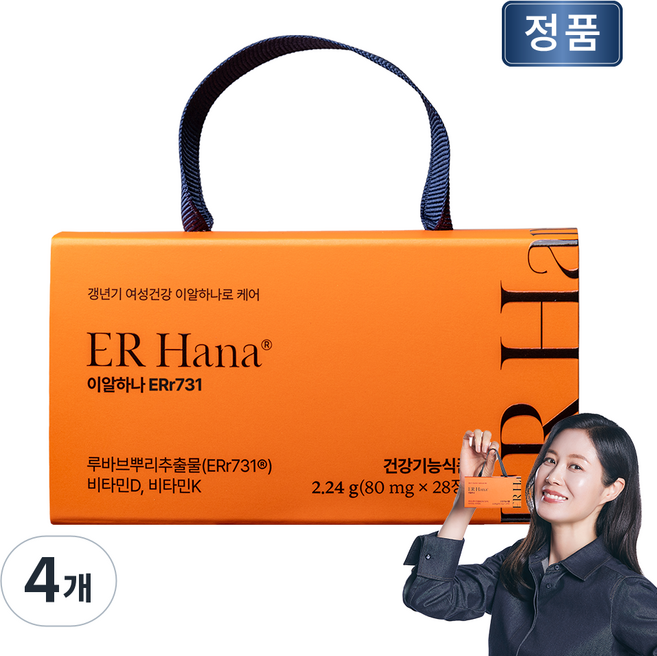 이알하나 ERr731 중년 여성 영양제, 4개, 28정
