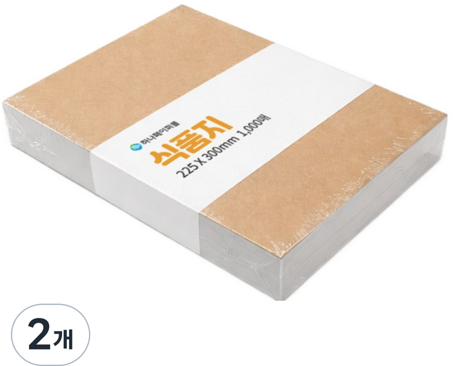 하나페이퍼 노루지 식품지 유산지 기름종이 225 0mm, 2개, 1개, 30cm