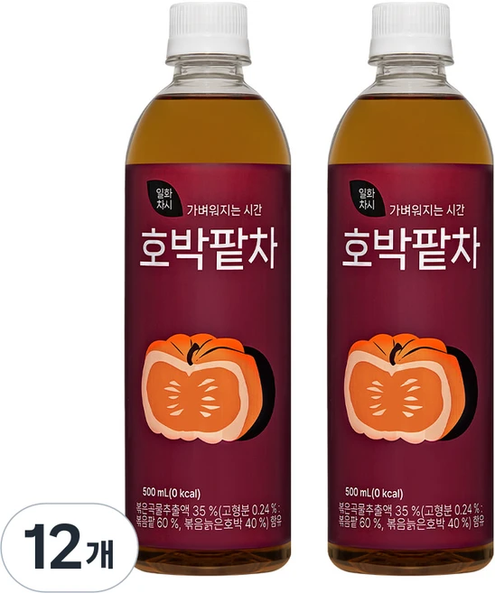 일화차시 호박팥차, 500ml, 12개 - 쿠팡