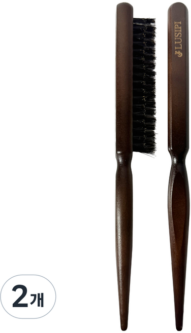 루시피 돈모 백콤 스무딩 업스타일 브러쉬 - 기본형, 2개