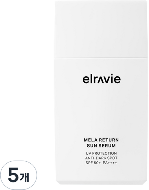 [본사 공식판매] 엘라비에 멜라리턴 기미 모공 케어 선세럼 홈쇼핑 3차매진 완판템 SPF50+ PA++++, 5개, 50ml