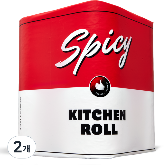 [FRIN] 한 장이면 충분한 프린 스파이시 키친타월 (고평랑 207매 더마테스트 인증), 2개, 828매