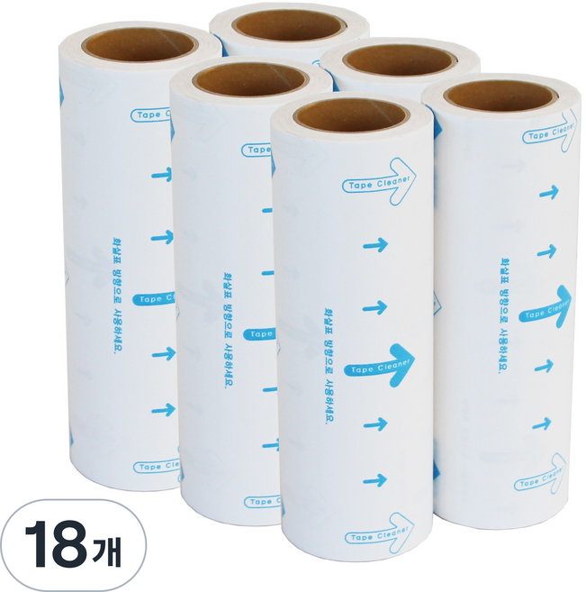 필굿리빙 돌돌이 테이프클리너 리필, 18개