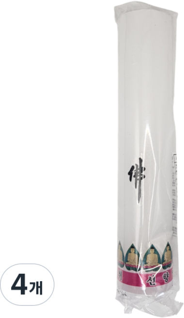 돈타레 절향 불교 사찰 선향 양초 기도 소원 성취 제사 제수 법당 무속 부적, 4개