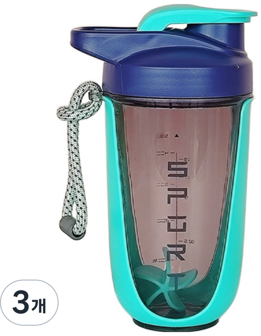 ANYOU블랜더보틀 스트라다트라이탄 보틀 SB, 590ml, 퍼플, 3개