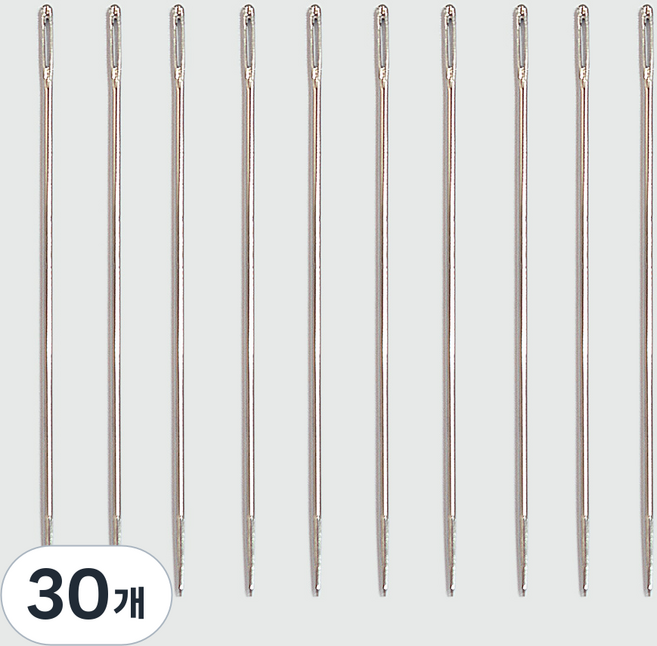 귀 큰 장바늘 이불바늘 손바늘, 30개
