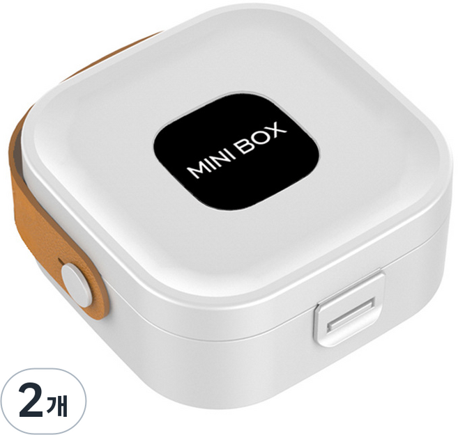 GLBO 다용도 아크릴 이어폰 정리함 미니 선 정리함 / 책상 충전기선 깔끔 선정리 케이스 / 해외여행 필수품 준비물 소형 보관 파우치SNH, 2개, 화이트