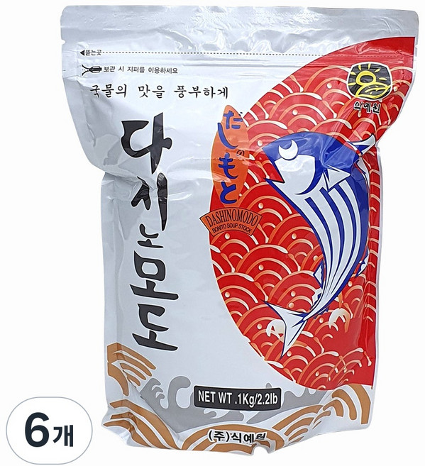 새마원 혼다시 가쓰오다시 1kg 업소용 다시노모도 가쓰오부시, 6개