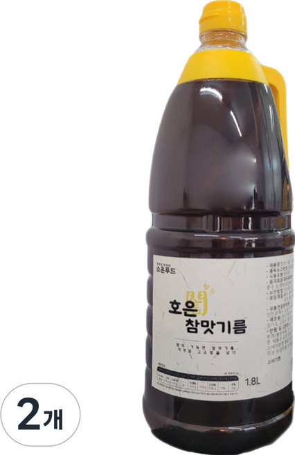 소은푸드 호은 참맛기름, 2개, 1.8L