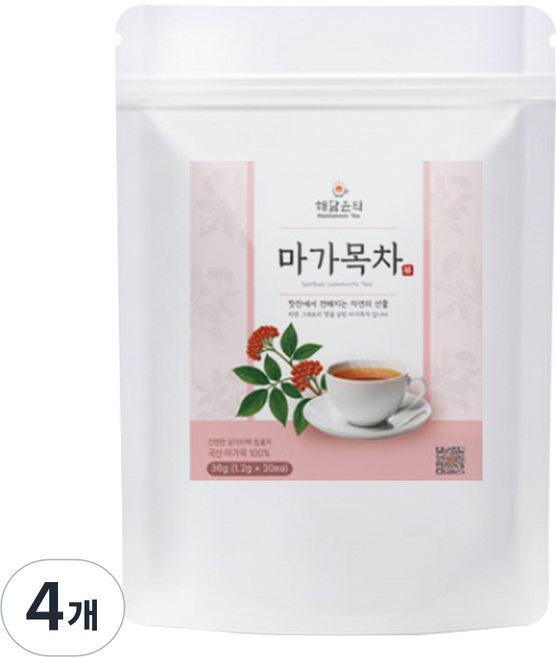 해담은티 마가목차 생분해티백, 1.5g, 4개, 30개입