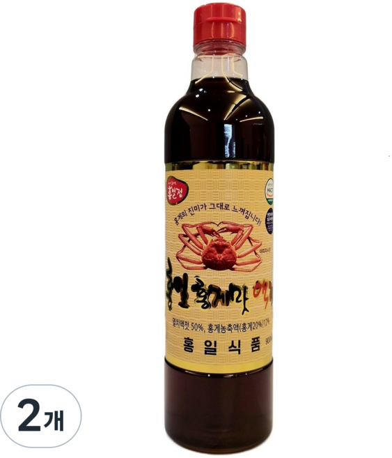 홍일점 홍게맛액젓, 2개, 900ml
