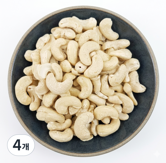 구운 캐슈넛 캐슈너트, 4개, 140g