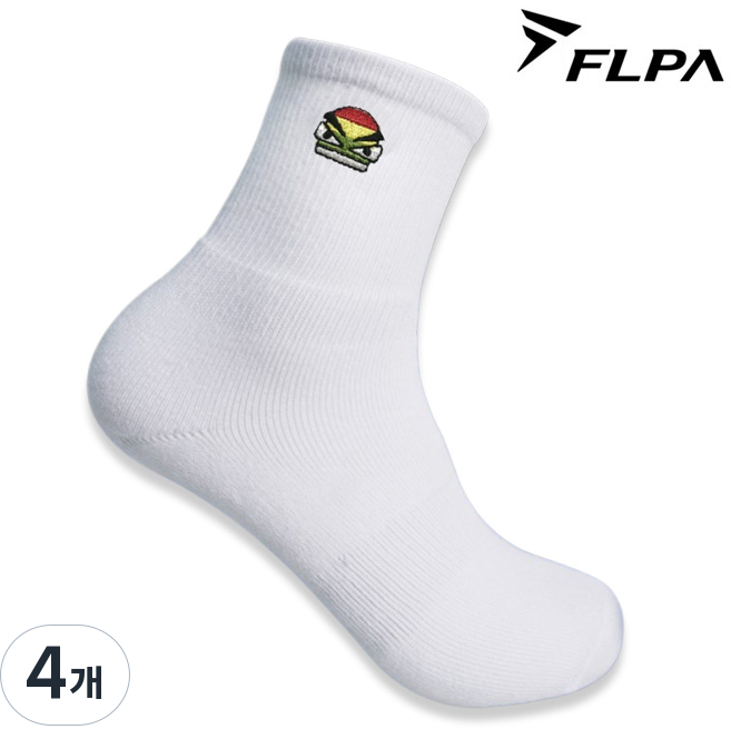 플파 양말 칼라콕 스포츠 삭스 남성 여성 국대 운동 헬스 배드민턴 오남스포츠, 4개