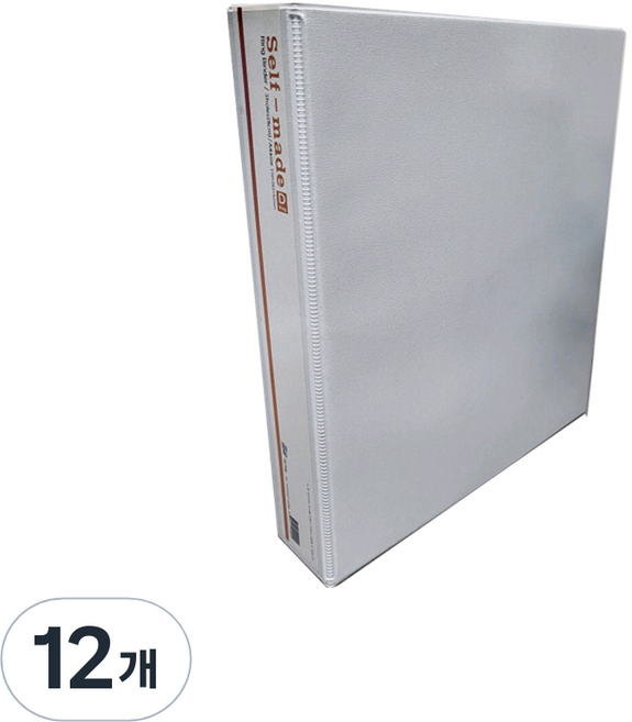 백색투명3공D링바인더(A4/5cm)단위상품, 12개