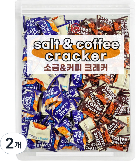 다파니 미니크래커 소금 커피 믹스, 2개, 800g