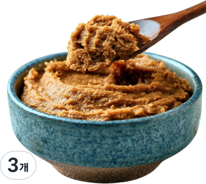 짜지않아 맛있는 국산콩 시골 집된장, 3개, 1kg