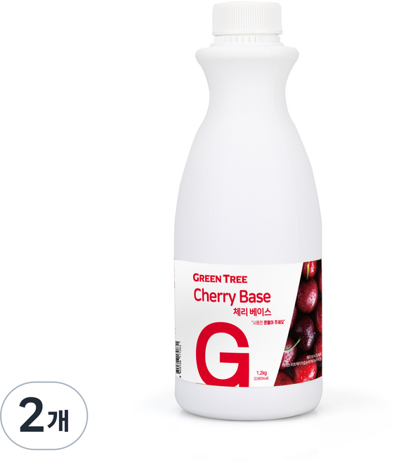 그린트리 체리콕 에이드 베이스, 2개, 1.2kg