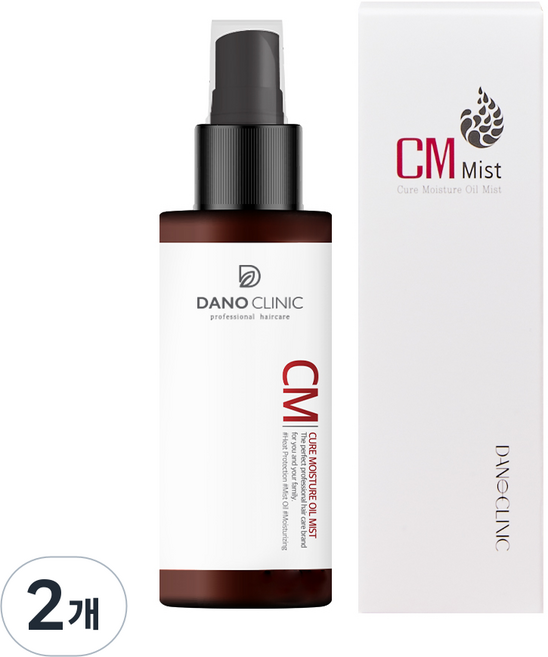 다노클리닉 CM 큐어 모이스쳐 아르간 오일 헤어미스트, 2개, 100ml