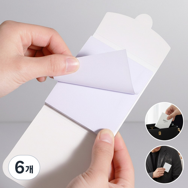 어반데이즈 휴대용 먼지제거 테이프, 6개