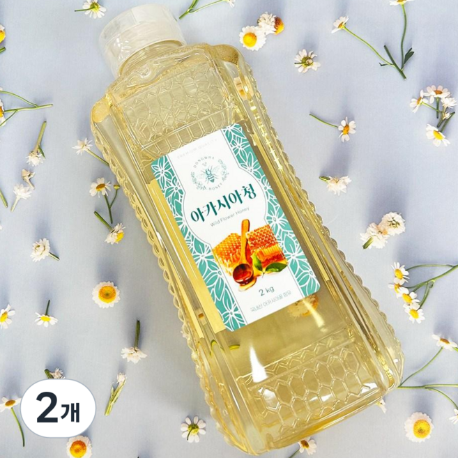 허니 벌꿀 아카시아 청, 2kg, 2개