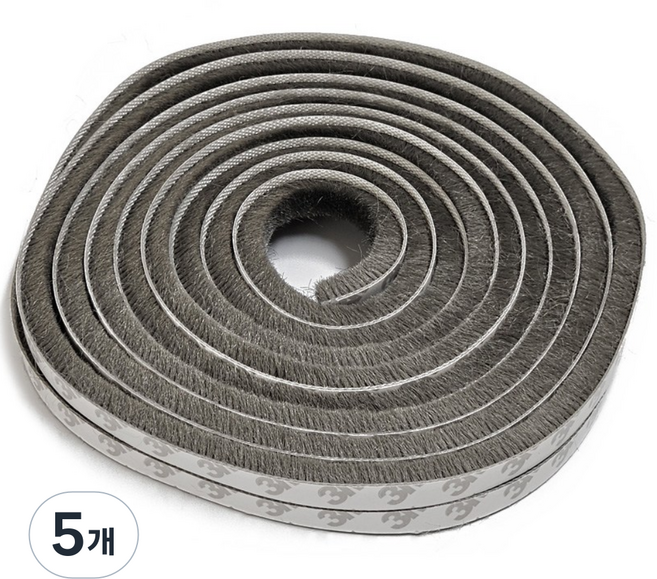 리빅스 창문 틈새막이 문풍지 모헤어, 5개