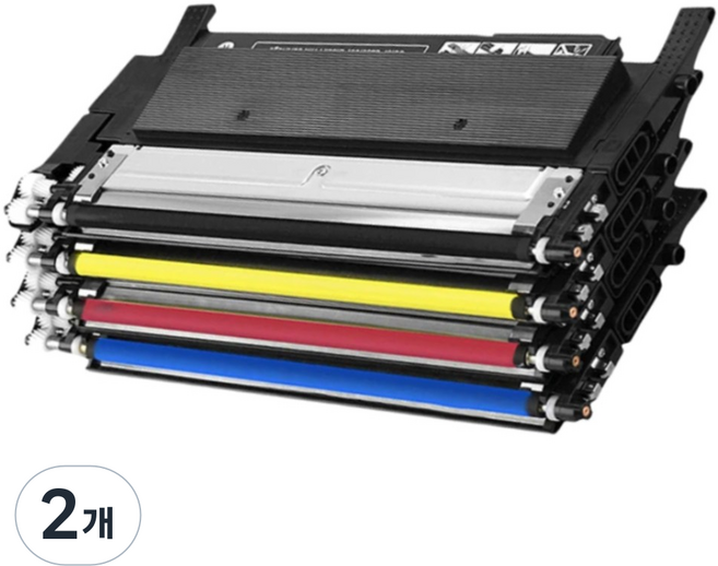 삼성 컬러토너 호환 CLT-K515S, 2개, 파랑색 토너카트리지