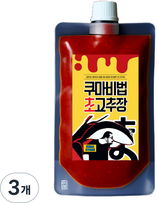 쿠마 비법 초고추장, 3개, 300g