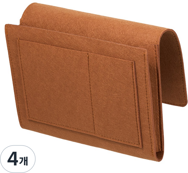 심플리프 침대 소파 수납 가방, 4개, 브라운