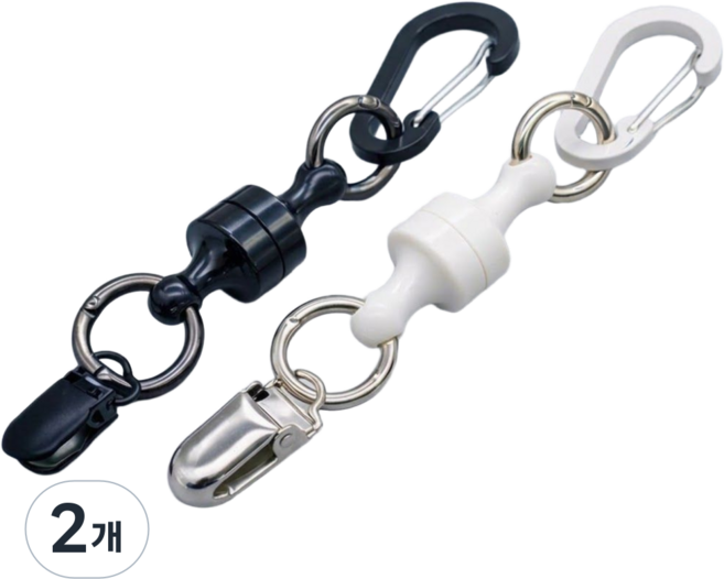 필드버디 골프 자석 퍼터키퍼 퍼터 커버 홀더, 화이트, 2개