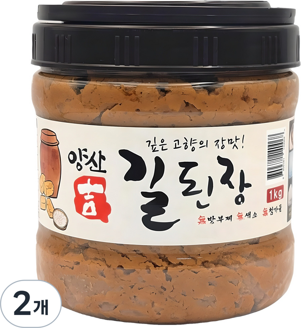 원식품 길된장 재래된장, 1kg, 2개