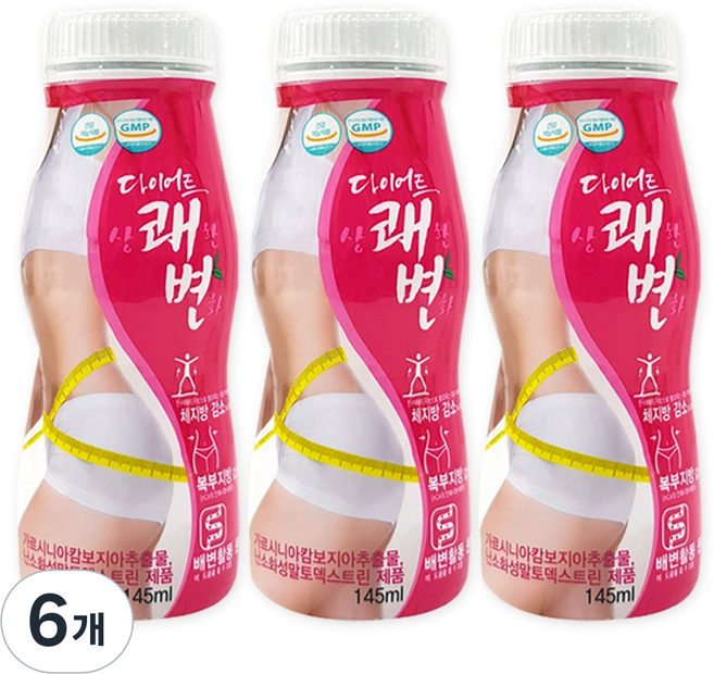 상쾌한변화 다이어트 쾌변 음료, 145ml, 6개