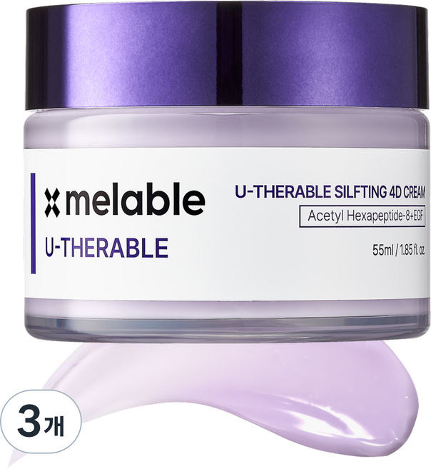 유쎄라블 실프팅 4D 윤곽 리프팅 탄력 크림, 3개, 55ml