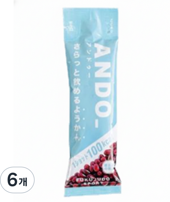 모란봉 ANDO 마시는 스포츠양갱(가염), 6개, 55g