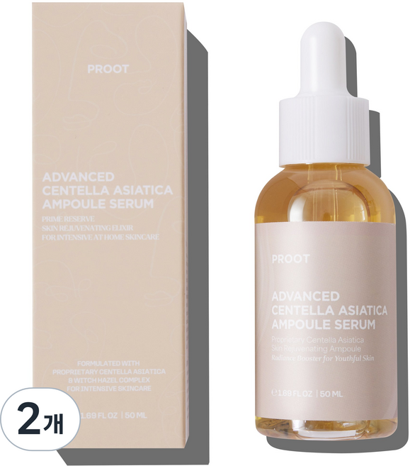 센텔라 앰플 센텔라 앰플 세럼 센텔라 세럼 병풀 추출물 병풀 앰플 센텔라 아시아티카 앰플 세럼 병풀 토너 세럼 병풀 에센스 병풀 세럼, 2개, 50ml