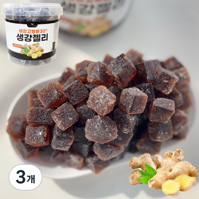 그윽현 고형분 30% 진한 생강젤리 650g, 3개, 650ml