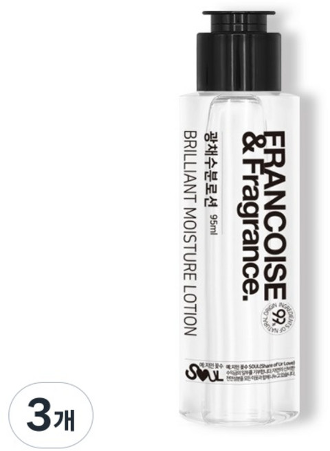 프랑스와즈 광채 수분로션, 95ml, 3개