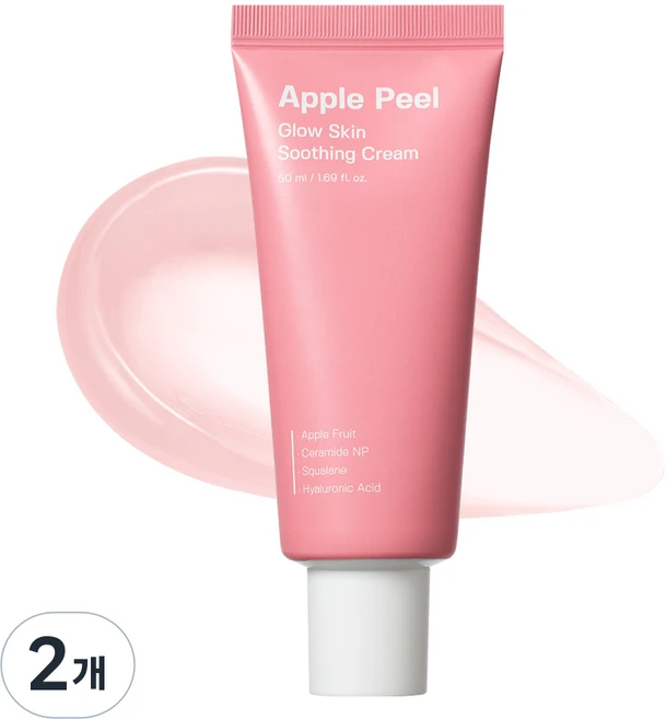 성분에디터 애플필 매끈 결 수딩 크림, 50ml, 2개 - 쿠팡