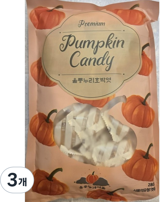 *독도* 울릉도 호박엿, 280g, 3개