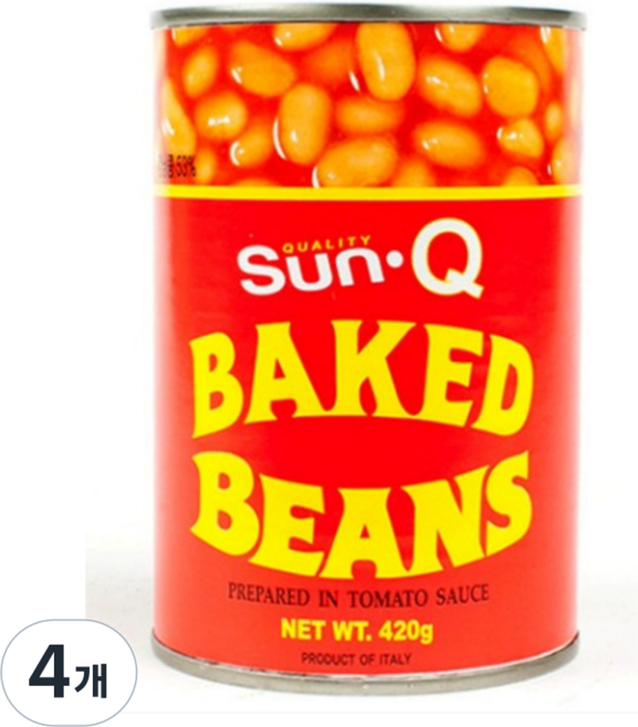 썬큐 베이크드빈스 420g, 4개