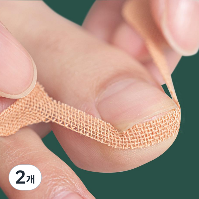 퍼펙토 큐어 내성발톱테이프 발톱 보호 밴드, 2개