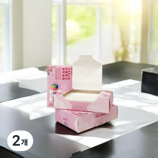 엣지나인 시트하나로 이염방지 세탁세제 스위티플로럴향, 2개, 30매입