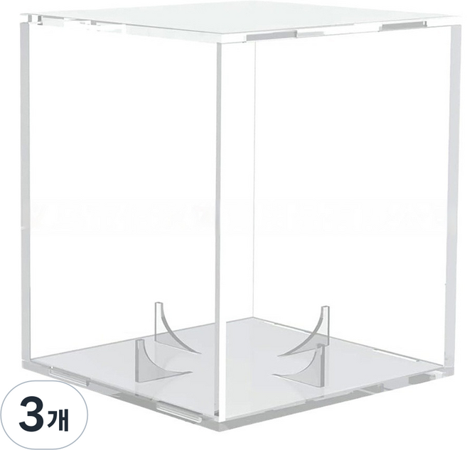 [싸인볼 보관함] 라이프툴스 야구공 아크릴 케이스 보관, 3개