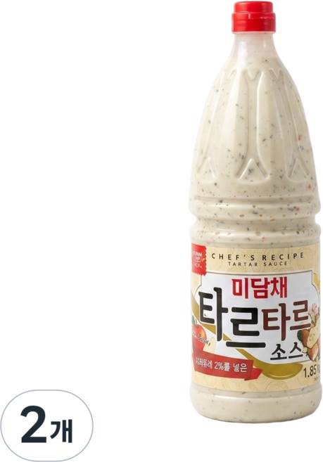 [미담채] 타르타르소스, 1.85kg, 2개