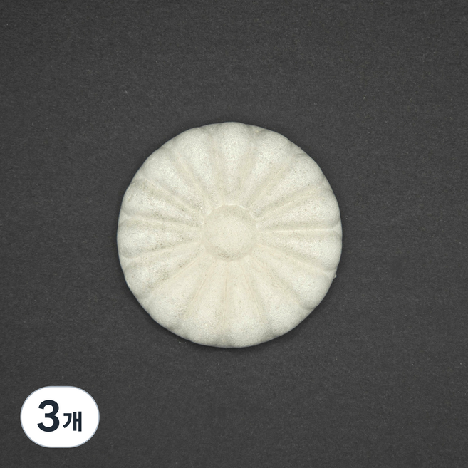 [흰색]국화 모나카깍지 아이스크림 플로랑탱 찹쌀과자 모나카피 모나모나카 [원산지:국산], 52g, 3개