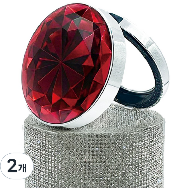 [면세점 브랜드] 투라 쿠션 팩트 공케이스, 2개, 레드 루비