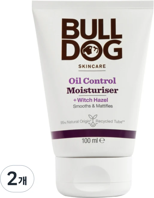 [불독] 오일 컨트롤 모이스처라이저 (지성 모공피부용 피지조절 남성 올인원 로션), 100ml, 2개 - 쿠팡