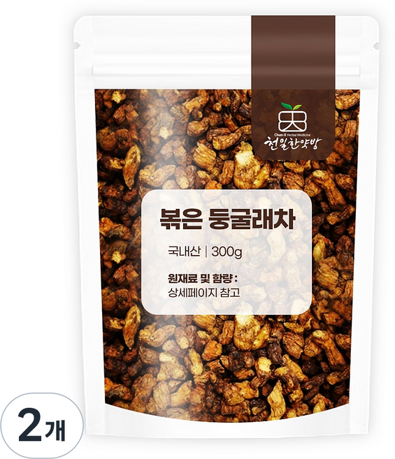 (국내산)볶은 둥굴레차 황정, 300g, 2개