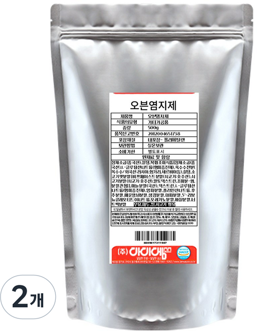 아이엠소스 오븐치킨염지제 굽**스타일, 500g, 2개