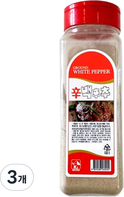 K2 신 백후추 400g, 3개